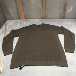 KUHL Evader Sweater Mens Large Brown Merino Wool Knit Long Sleeve Heavyweight